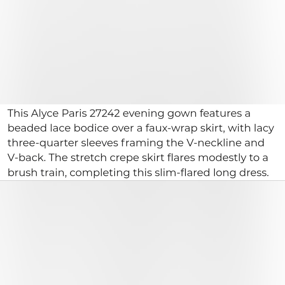 NWT Alyce Paris Pink Formal Gown - Picture 7 of 9
